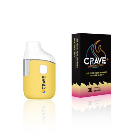 Crave 3G THC-A Disposable – Wedding Cake